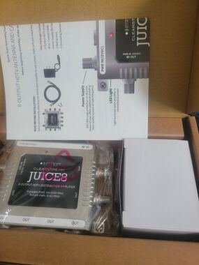Juice8 8-Output HDTV Distribution Amplifier - Silver
